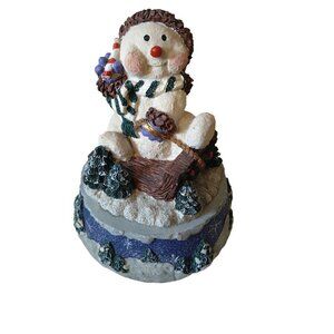 Musical Wind Up Christmas Snowman "Frosty The Snowman" CB1